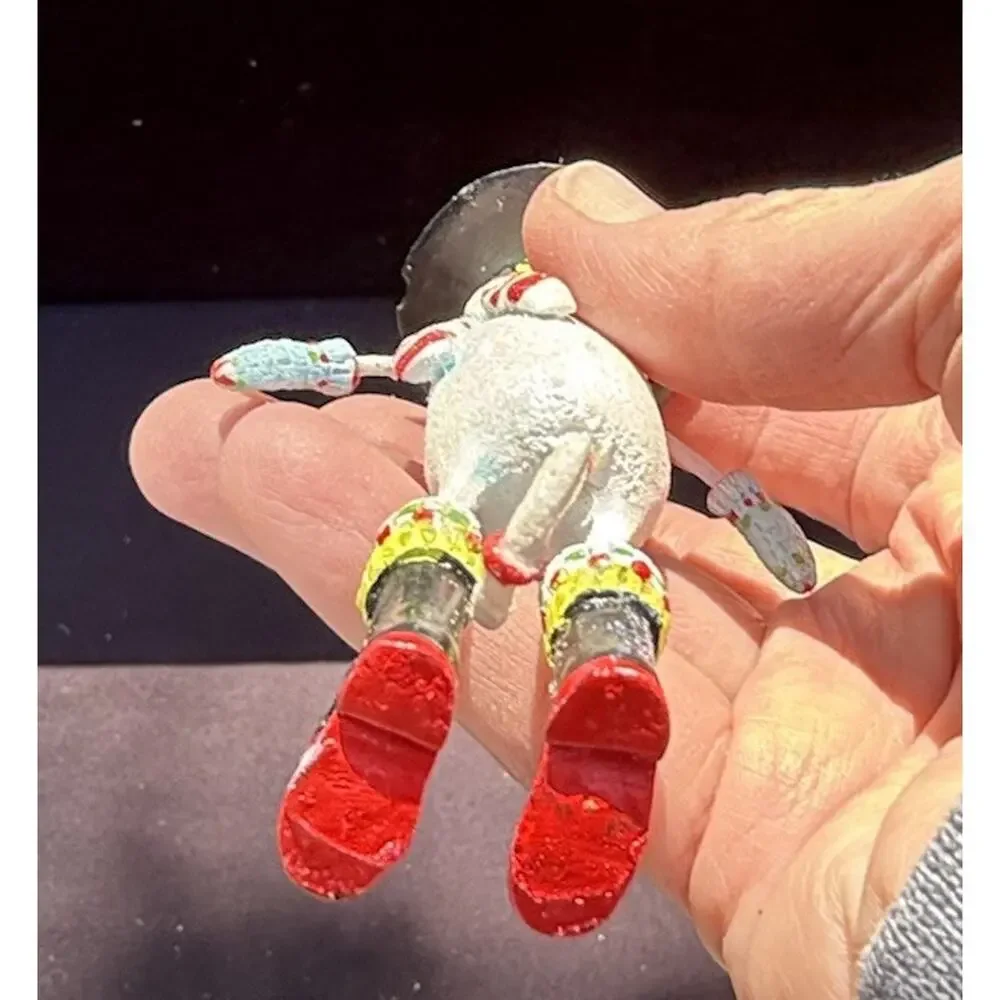 Dept 56 Christmas Krinkles Mini Cat Ornament Snowman Patience Brewster -K1